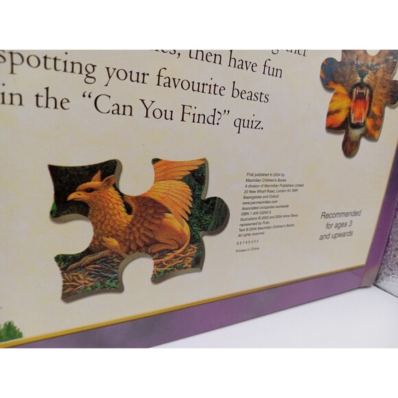 BRAND NEW! Fantasy Beasts Jigsaw Book Harry Potter Anne Sharp New OUT OF PRINT - Picture 7 of 10